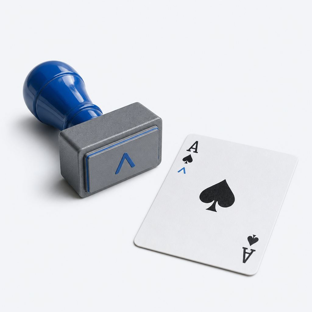 Sello y carta, sin marcas de casinos.