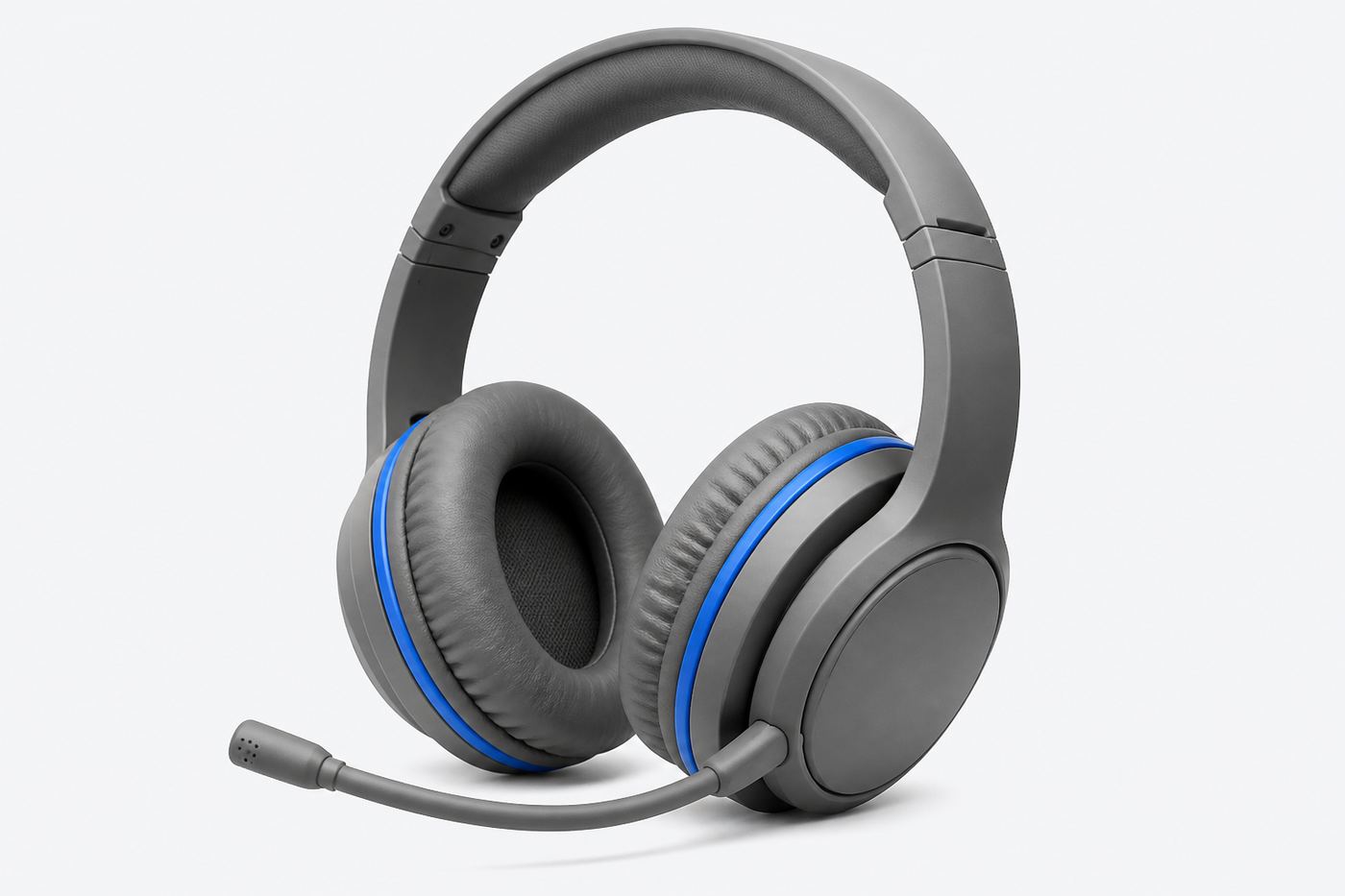 Auriculares de mesa, sin logos de marcas.