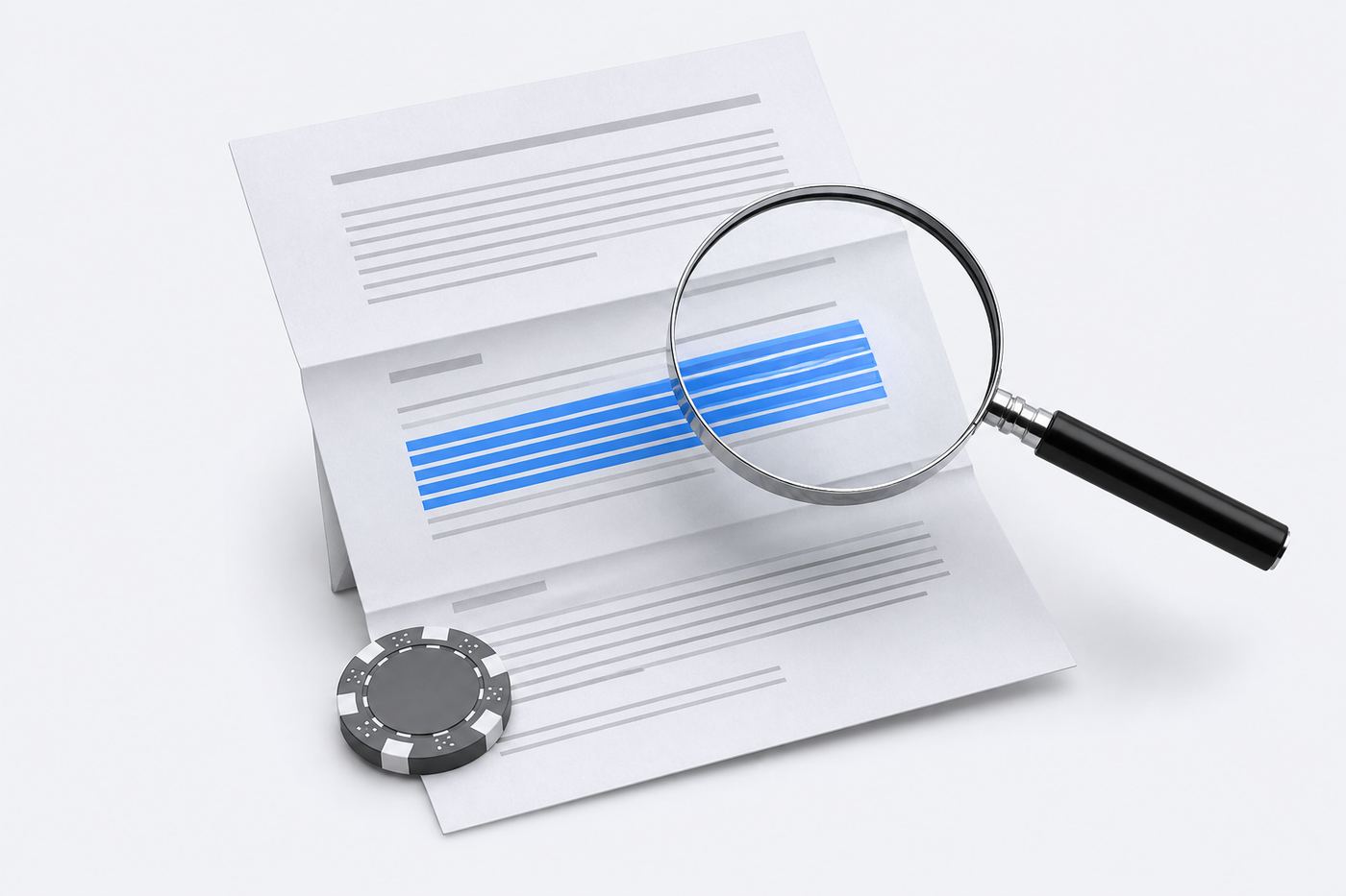 Contrato y lupa: leer requisitos de apuesta antes de aceptar un bono.